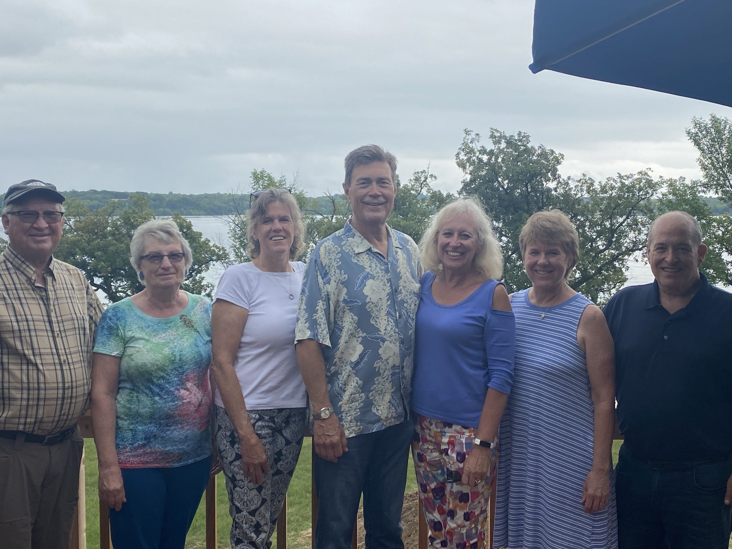 Larry, Barb, Paula, Mark, Corrine, Melanie and Mike Summer MN get together 2021