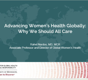 Learning About Global Women’s Health