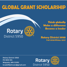 District 5950 Global Grant Scholarship