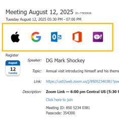 Don’t Miss a Meeting