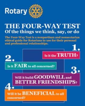 Rotary Four-Way Test