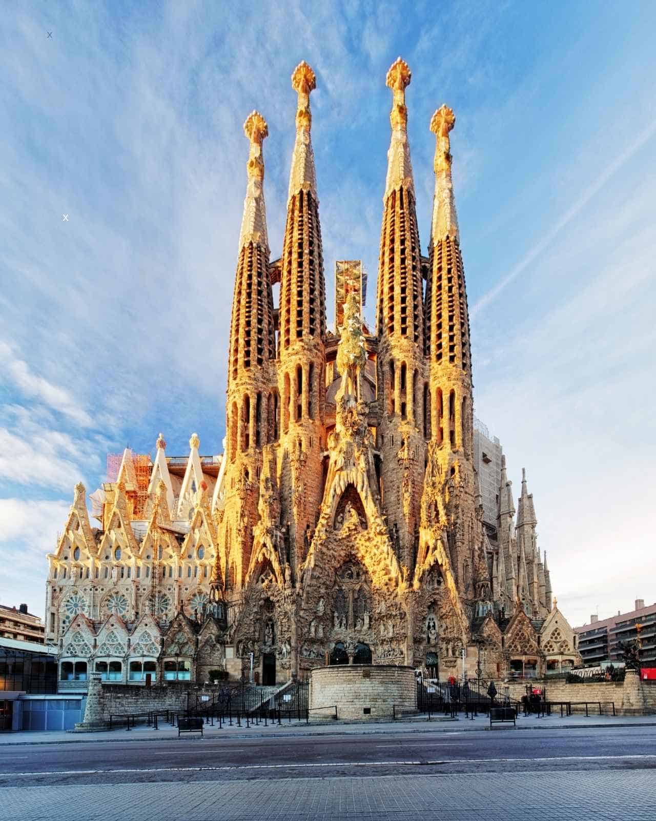 Cascada Familia in Barcelona Spain