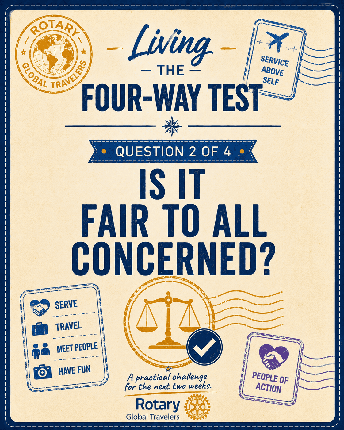 Living the Four-Way Test #2