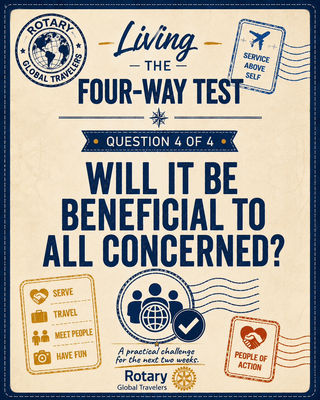 Living the Four-Way Test #4